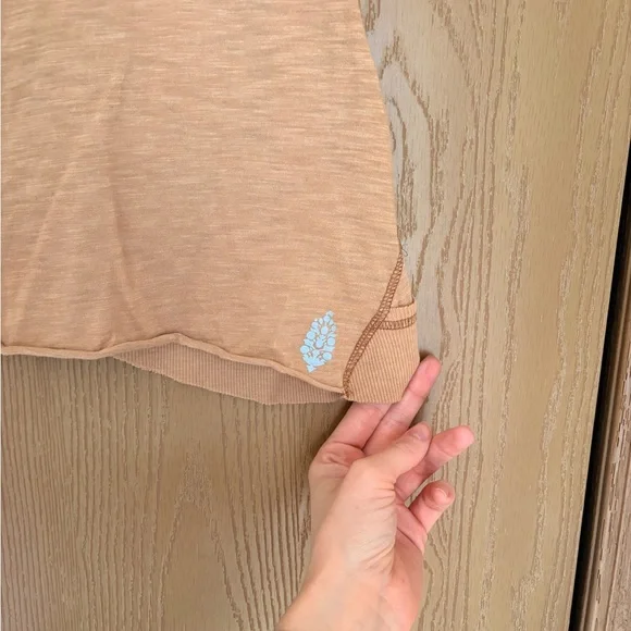 Free People Peach Boxy Tank Top - Picture 2 of 5